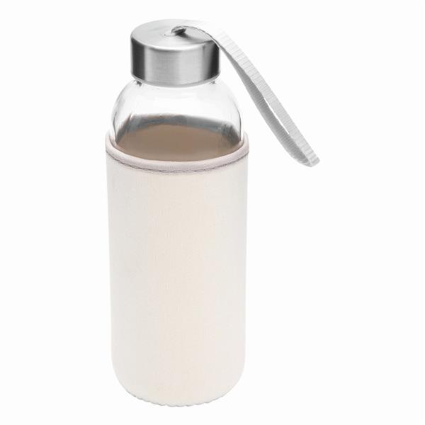 TAKE WELL - Szklana butelka - biały, transparentny