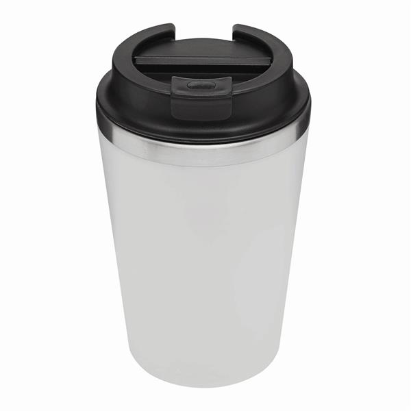 TAKE & GO - Kubek podróżny dwuścienny - biały