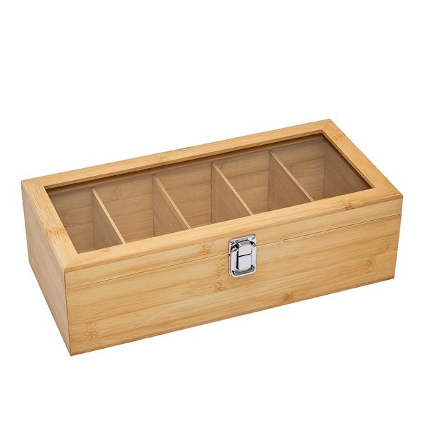 TEA LOUNGE - Pojemnik na herbatę - brązowy