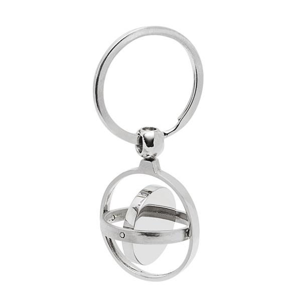 TERRA - Brelok metalowy - srebrny