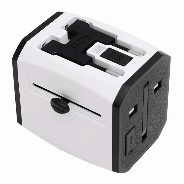 TRAVEL POWER - Adapter podróżny - biały