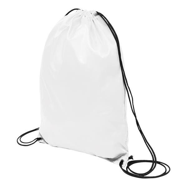 Town - Plecak-worek na sznurek - biały