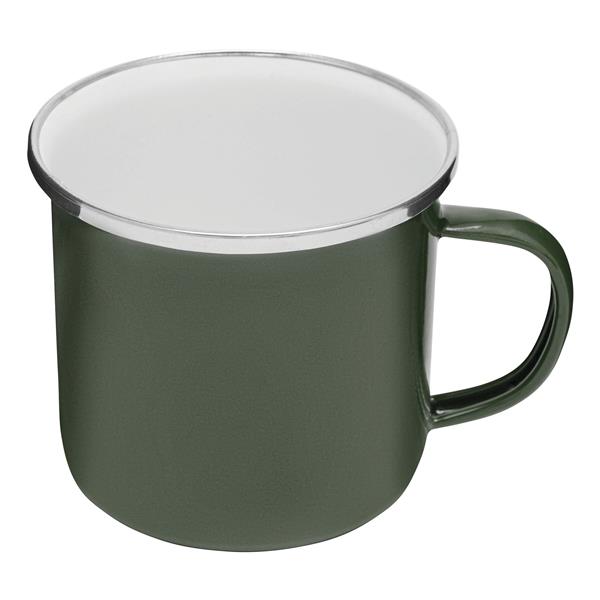 VINTAGE CUP - Emaliowany kubek - zielony