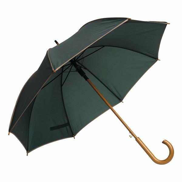 WALTZ - Automatyczny parasol - beżowy, ciemnozielony