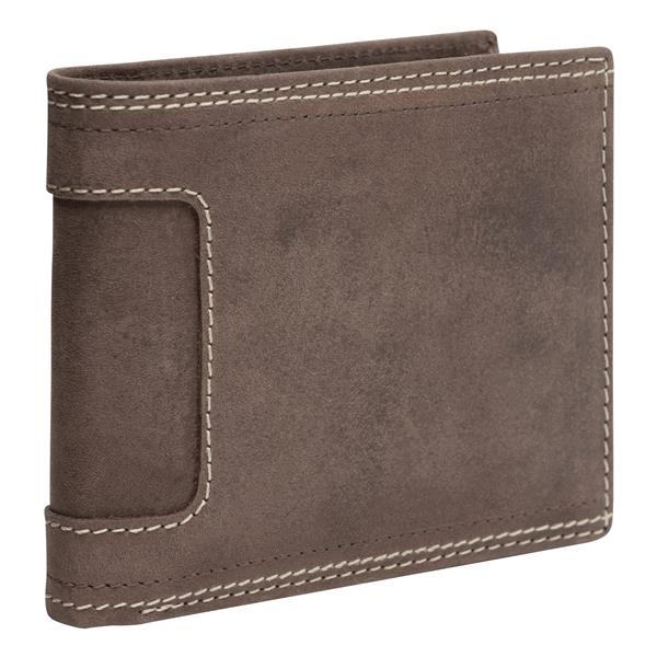 WILD STYLE I - Skórzana portmonetka - brązowy