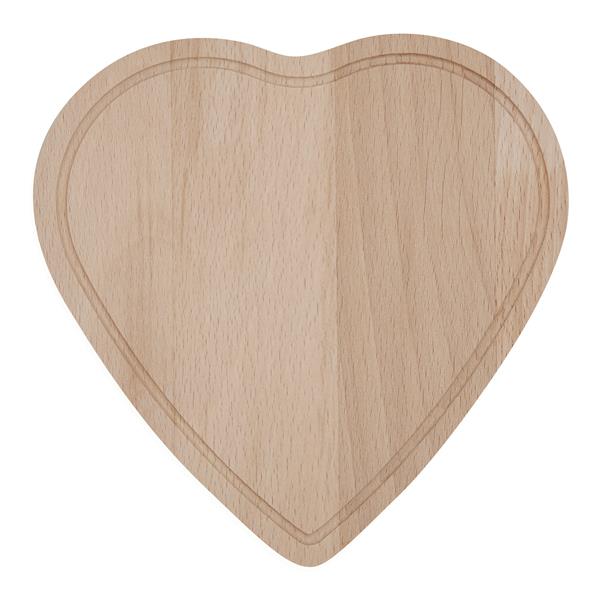 WOODEN HEART - Deska do krojenia - drewniany