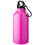 Aluminiowa butelka na wodę Oregon z karabińczykiem o pojemności 400 ml