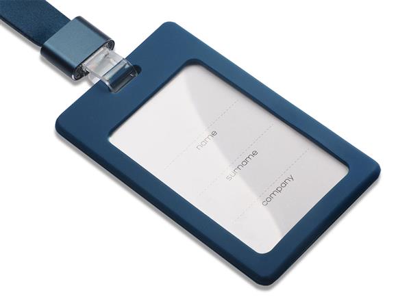 Etui na identyfikator 234336104 - granatowy