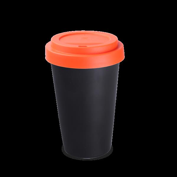 Freedom Classic 280ml satin black/pomarańczowy