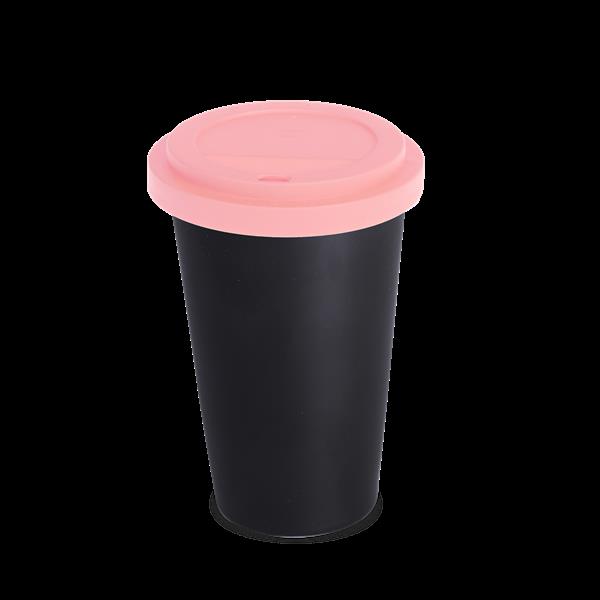 Freedom Classic 280ml satin black/różowy