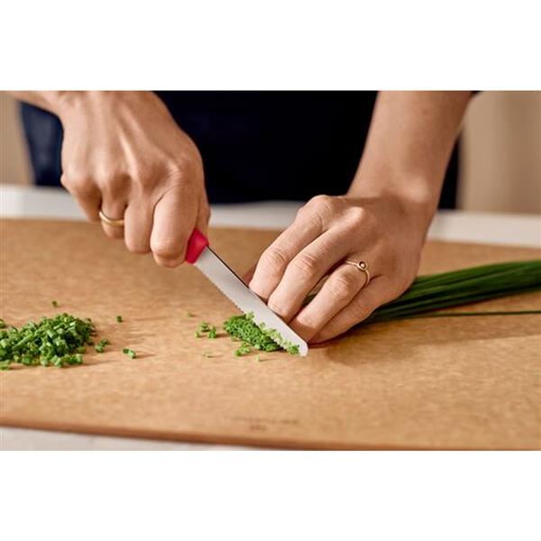 Nóż z ząbkowanym ostrzem SwissClassic Victorinox - niebieski