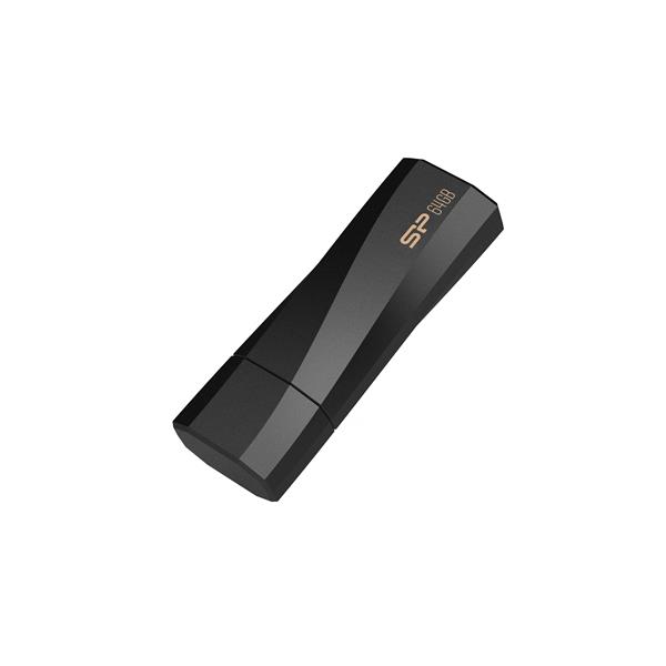 PENDRIVE BLAZE B07, 64GB 3.2 SILICON POWER - czarny