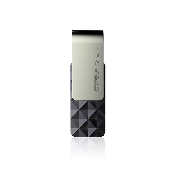 Pendrive Blaze B30, 64GB 3.1 Silicon Power - czarny