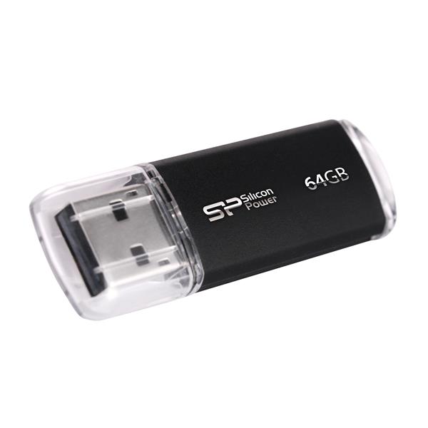 Pendrive Ultima II I-series, 64GB 2.0 Silicon Power - czarny