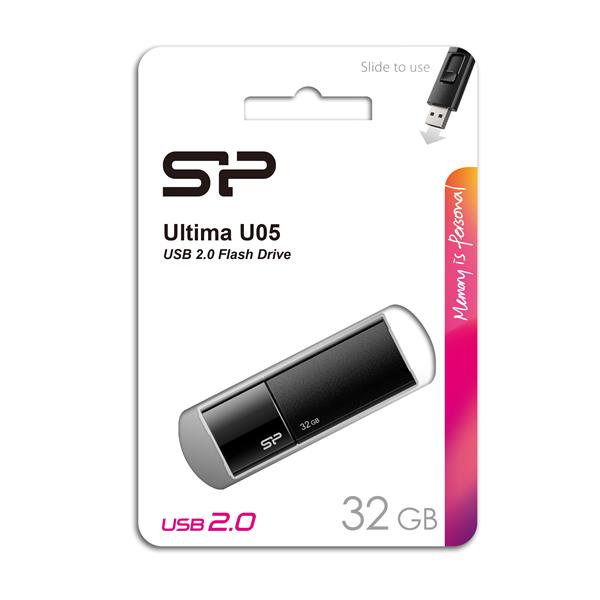 Pendrive Ultima U05, 32GB 2.0 Silicon Power - czarny