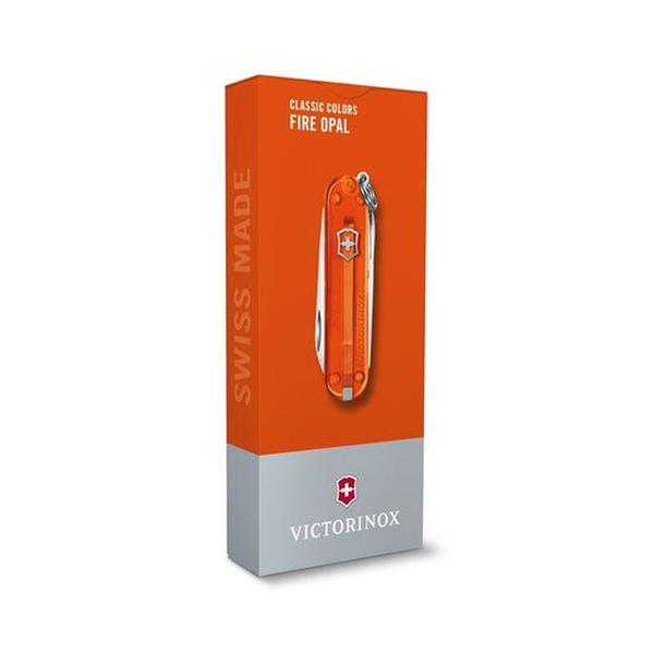 Scyzoryk Classic SD transparentny Victorinox - pomarańczowy