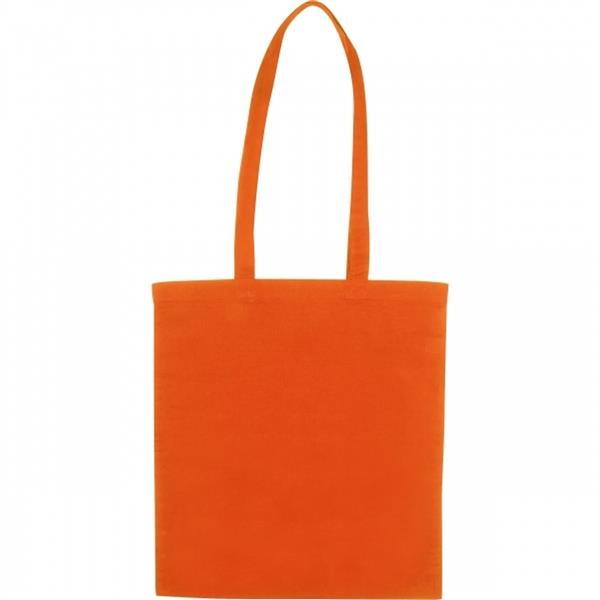 Torba bawełniana z długimi uszami 140 g/m2 COPENHAGEN - pomarańczowy