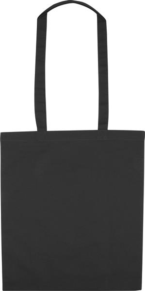 Torba bawełniana z długimi uszami 180 g/m2 BRANSLEY - czarny