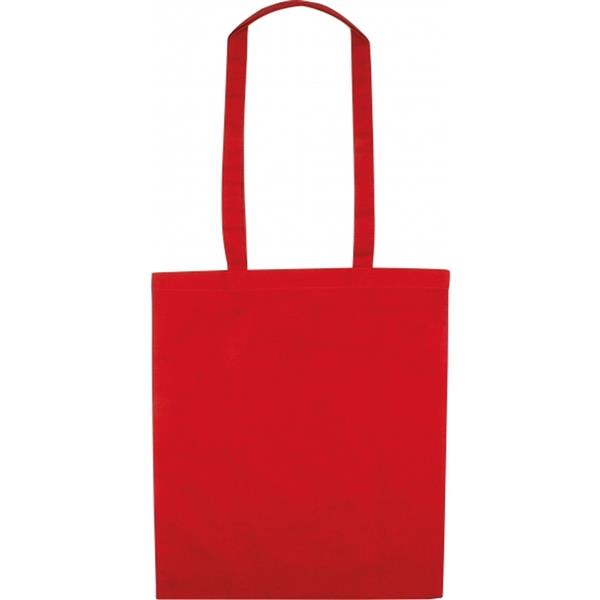 Torba bawełniana z długimi uszami 180 g/m2 BRANSLEY - czerwony