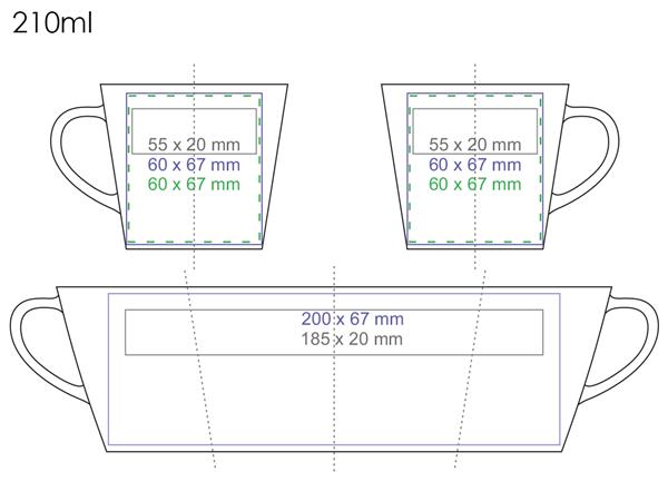 Victor 210 210ml biały/biały