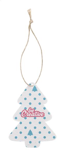 niestandardowa ozdoba choinkowa z papieru z nasionami, choinka CreaJul Seed