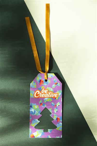 niestandardowa zawieszka na prezent, choinka PrinTag Plus