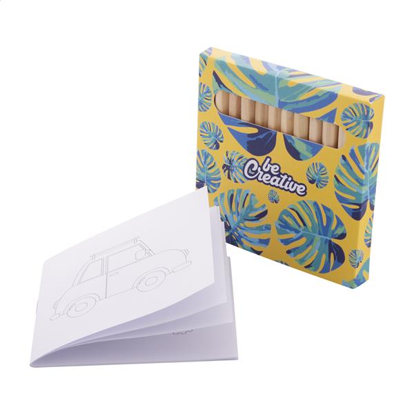 personalizowany zestaw do kolorowania / auta Coloxil 12