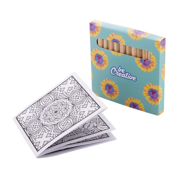 personalizowany zestaw do kolorowania / mandala Coloxil 12