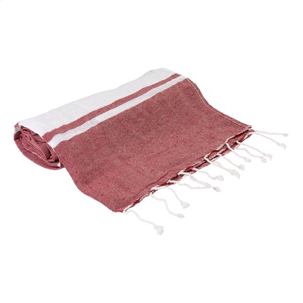 ręcznik plażowy z recyklingowanej bawełny i torba ze ściągaczem Tortuga