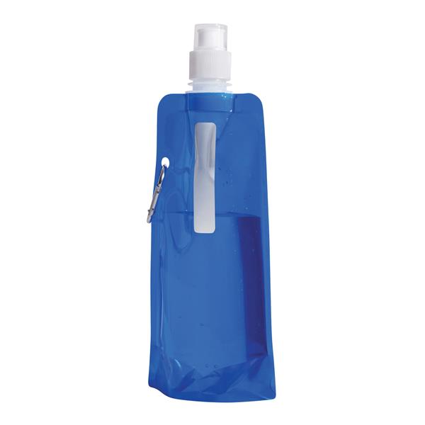 AQUAFOLD - Składana butelka na wodę. - niebieski