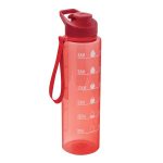 AQUA LEVEL - Sportowa butelka na wodę - czerwony