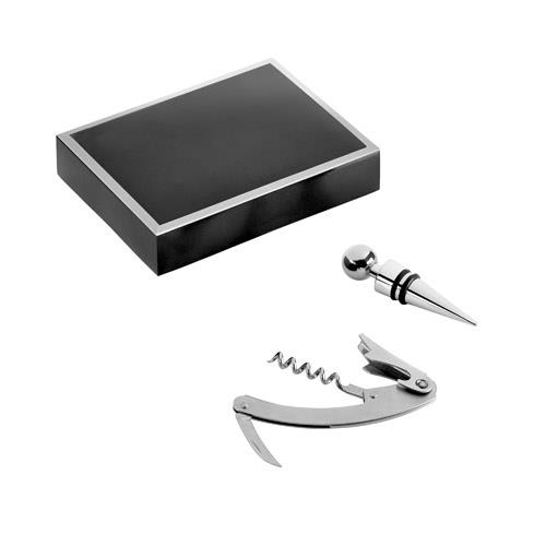 BARREL. Zestaw do wina wykonany z cynku i stali nierdzewnej