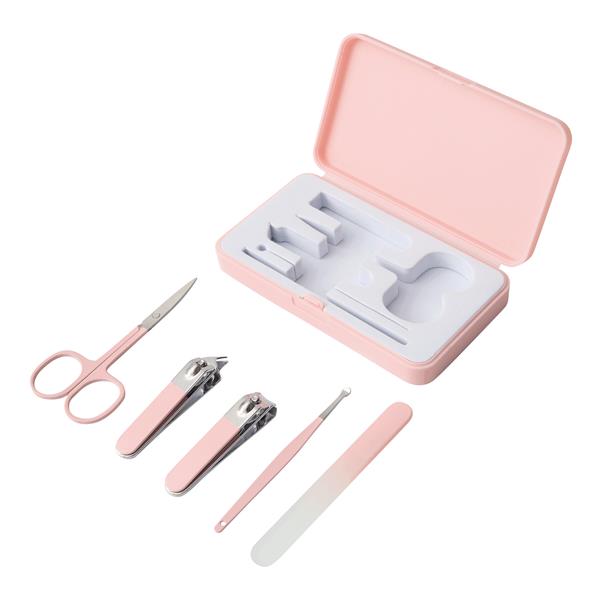 BOXED - Zestaw do manicure - różowy