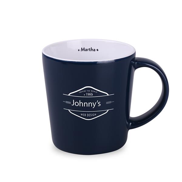 Berg 380ml granatowy/biały