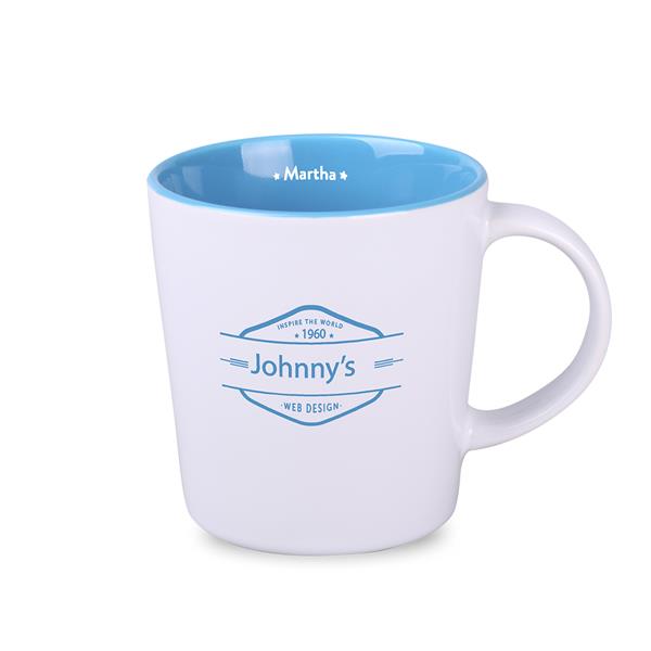 Berg Duo 380ml biały/jasnoniebieski