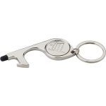 Brelok do kluczy, uchwyt do bezdotykowego otwierania drzwi, touch pen i żeton do wózka na zakupy - V6909-32