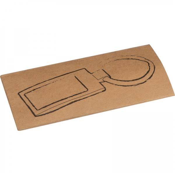 Brelok metalowy NAOMI - szary