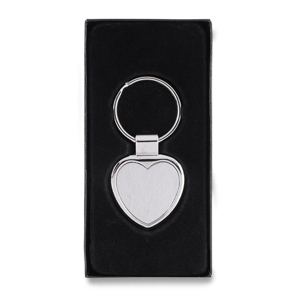 Brelok metalowy Stout Heart, srebrny