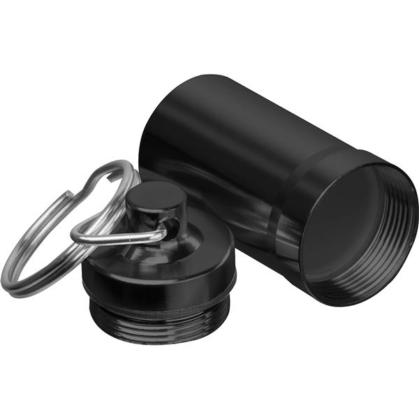 Brelok z pojemnikiem ALICE - czarny