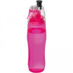 Butelka plastikowa ze spryskiwaczem 700 ml ELEANOR - różowy