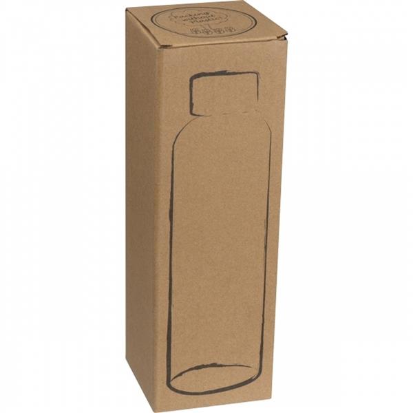 Butelka szklana KLAGENFURT 500 ml - ciemnoszary