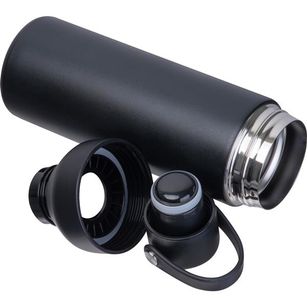 Butelka termiczna 480 ml GUIDO - czarny