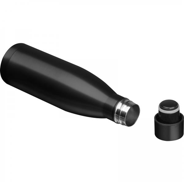 Butelka termiczna stalowa 500 ml BERND - czarny