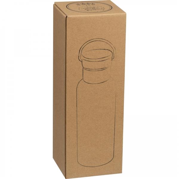 Butelka termiczna stalowa 500 ml EDOARDO - szary