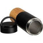Butelka termiczna stalowa 500 ml MARGARET - czarny