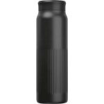 Butelka termiczna stalowa z recyklingu 700 ml TAZIO - czarny