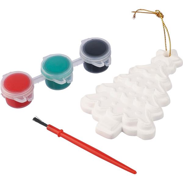 Choinka do malowania, farbki i pędzelek - VA579-00