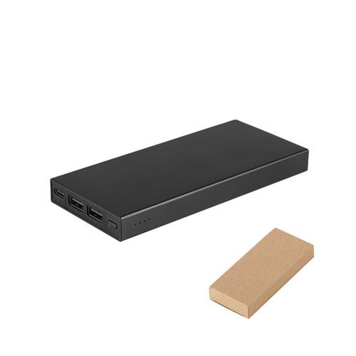 DOROTHY 10. Power bank 10 000 mAh wykonany w aluminium pochodzącego z recyklingu (100% rAL)