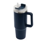 DRINK DELUXE - Próżniowy kubek do picia. - granatowy