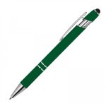 Długopis aluminiowy touch pen HERMANN - ciemnozielony